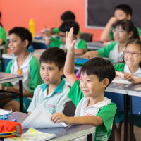 Students in classroom