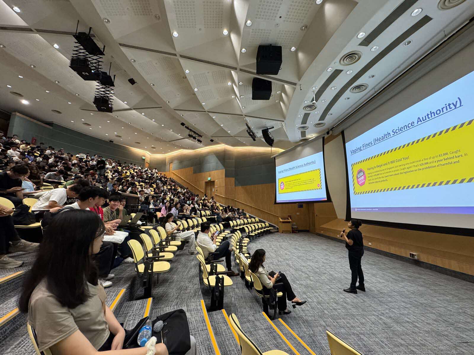 The IHLs conduct outreach talks for all students in Polytechnics and ITE, as well as targeted programmes for those staying in hostels in the Autonomous Universities.