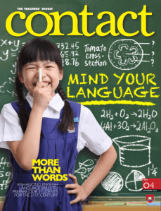 Cover of Contact magazine: More than words