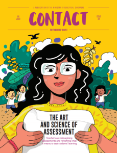 Cover of Contact magazine: The art and science of assessment