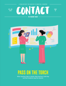 Cover of Contact magazine: Pass on the torch