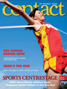 Cover of Contact magazine: Sport centrestage