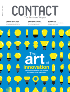 Cover of Contact magazine: The art of innovation
