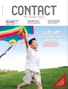 Cover of Contact magazine: Lift off to a great year ahead