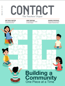 Cover of Contact magazine: Building a community