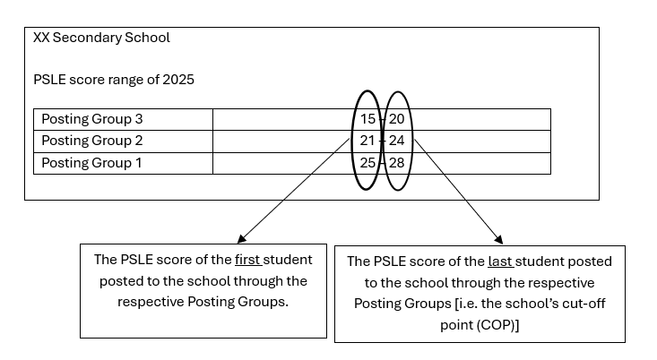 Psle Score Range of 2025
