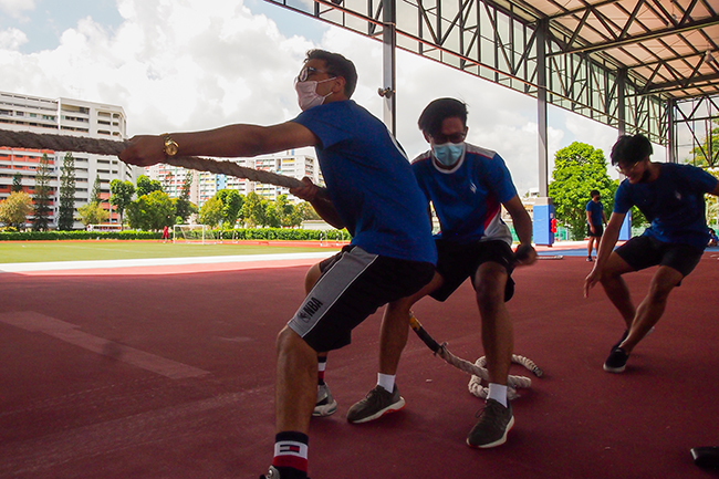 The new normal of PE in Yishun Innova JC - OSOS 2021 Youth Priceless Moments